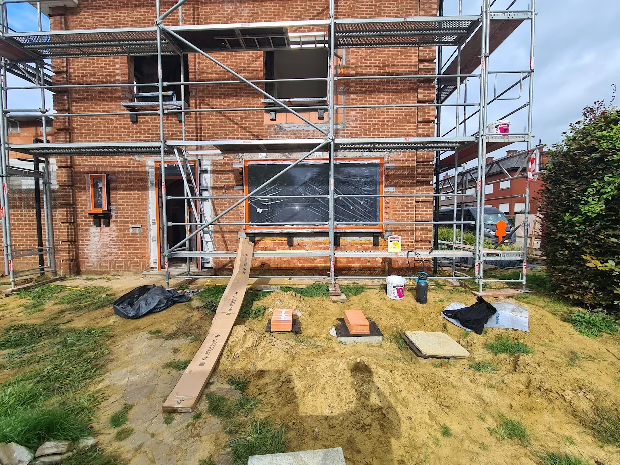 Aluminium windows - FIRKUS project, Leuven, Belgium